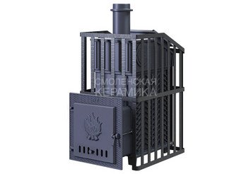 Печь чугунная для бани Технолит Гефест ЗК 30 Ураган 1