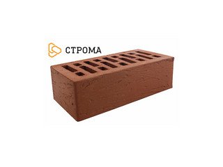Кирпич облицовочный СТРОМА, 1,4НФ Коричневый рустик