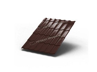 Металлочерепица МП МОНТЕРРОСА ПРЕМИУМ PURMAN 50 мкм шоколад
