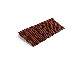 Композитная черепица Metrotile METROSHAKE II Скарлет