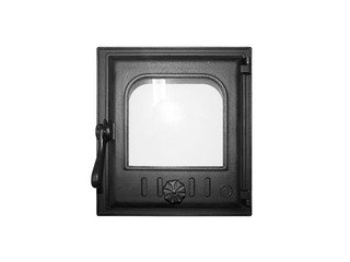 Дверца каминная FIRE WAY (310х340) 250х280 со стеклом К402