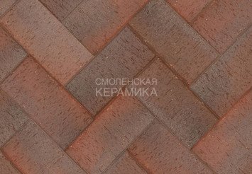 Клинкер тротуарный ЛСР ангобированный «ЖЕНЕВА» Серебро Классик 1