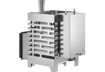 Печь для бани ASTON 12 INOX стекло АКВА 2
