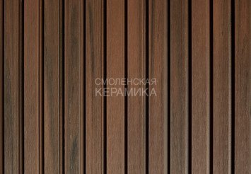 Фасадная (стеновая) реечная панель CM WALL, 219х26х3000 мм, Walnut (Орех) 3