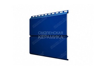 Сайдинг GL Optima Блок-хаус 0,5мм синий глянцевый 2
