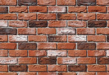 Декоративный камень White Hills Бремен Брик 308-60, Design плоскостной 1