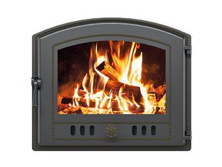 Дверка ВЕЗУВИЙ каминная 224 (Бронза)