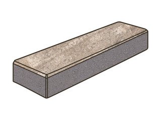 Тротуарная плитка Готика, "Паркет Natur", 80 мм, юпитер