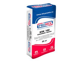 Водостойкая, усиленная клеевая смесь PROMIX КSK 100