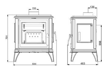 Печь-камин EVEREST S10 3