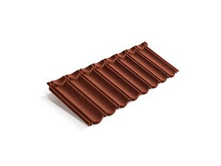 Композитная черепица Metrotile METROBOND Скарлет