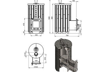 Печь для бани Эверест 