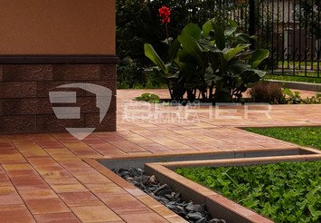 Тротуарная плитка BRAER Старый город 