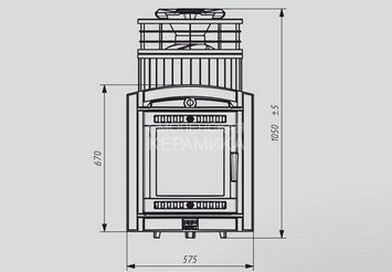 Печь банная 