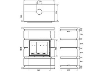 Камин ASTON 700 
