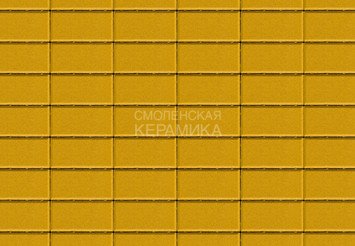 Тротуарная плитка BRAER Прямоугольник Жёлтый, 40 мм 1