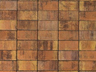 Тротуарная плитка BRAER Прямоугольник Color Mix Прайд, 40 мм