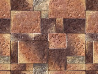 Декоративный камень 485-40 White Hills "Бремар (Braemar), коричневый, плоскостной, без шва