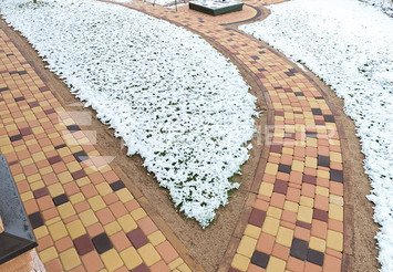 Тротуарная плитка BRAER Классико, Коралловый 6