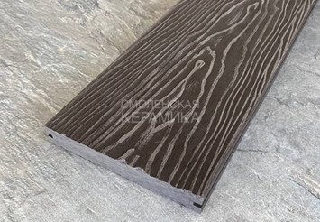 Террасная доска Latitudo Solid полнотелая 150x21x4000 мм, Венге 2