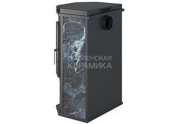 Печь-Камин ASTON 12 кВт (200 м3) Призматик с плитой (Амфиболит) 2