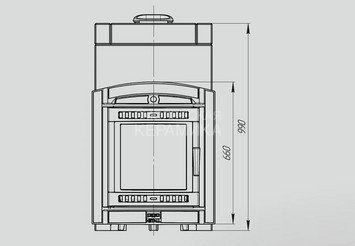Печь банная 