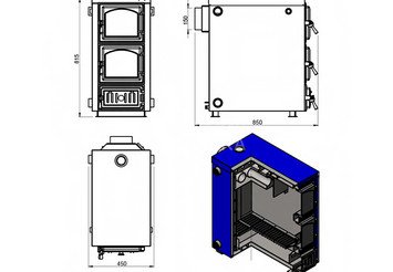 Котёл отопительный Везувий 