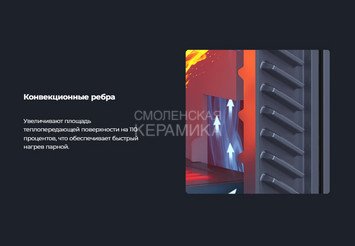 Печь чугунная для бани Технолит Гром 80 (П2) 15