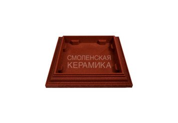 Колпак на столб WEECO 38,5х38,5 см, цвет терракот 2