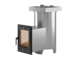 Печь для бани Эверест "Steam Master" 44 INOX (320M) (под обкладку)