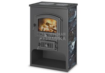 Печь-Камин ВЕЗУВИЙ ПК-03 (224) с плитой 