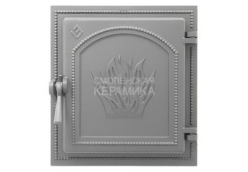 Дверка ВЕЗУВИЙ каминная 271 (не крашенная) 1