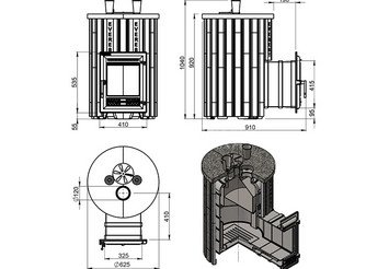 Печь для бани Эверест 