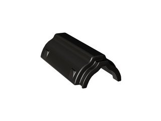 Коньковая/хребтовая черепица MLADOST KONTINENTAL PRO black engobe