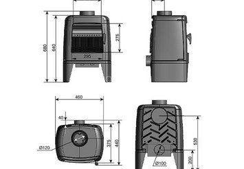 Печь-камин EVEREST M7 5