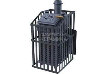 Печь чугунная для бани Технолит Гефест ЗК 30 Ураган 3