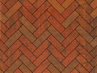 Тротуарная плитка Выбор "Паркет" Листопад Клинкер 180х60х60 мм