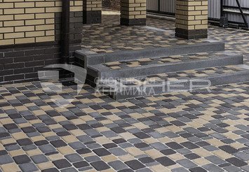 Тротуарная плитка BRAER Классико, Медовый 7