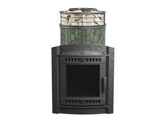 Печь банная "Атмосфера L" Змеевик ламель+сетка