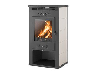 Печь-Камин ASTON 11кВт (180 м3) Ø 150мм