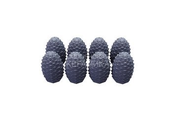 Комплект чугунных шишек ф53 для банной печи (8 шт.) 1