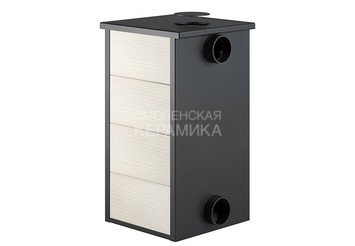 Печь-Камин ВЕЗУВИЙ ПК-01 (270) беж. 9 кВт (150 м3) Ø 115 мм 2