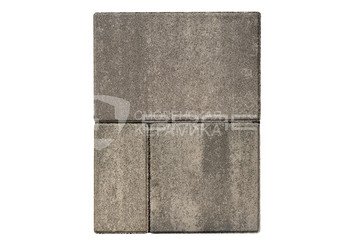 Тротуарная плитка BRAER Мозаика, Color Mix Туман 1