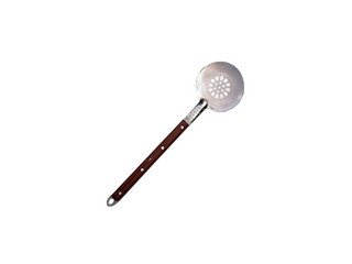 Шумовка из нерж. стали с деревянной ручкой 47 см