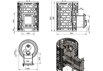 Печь для бани Эверест 