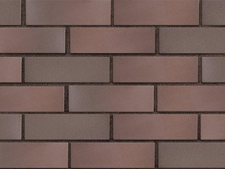 Клинкер фасадный ЛСР «Брюгге» темно-терракотовый флэш гладкий