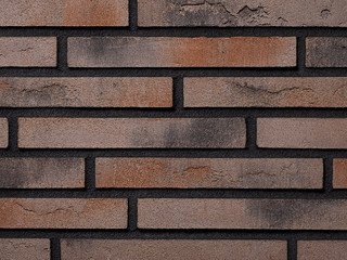 Плитка ручной формовки Real Brick Коллекция 1 ригель, RB 1-07 пепел