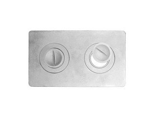 Плита чугунная 2-конф. П2-1, 340х585 МАЛАЯ (Балезино)