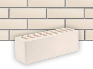 Кирпич облицовочный СТАРЫЙ ОСКОЛ Белый гладкий 0,96НФ