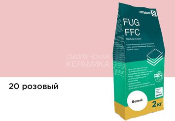Сухая затирочная смесь STRASSER для узких швов, розовый (1 - 6 мм) 72967 FUG FFC 20 1